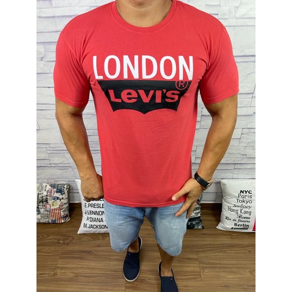 Camiseta Levis Vermelho