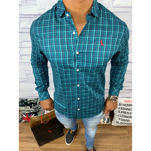 camisa social jovem