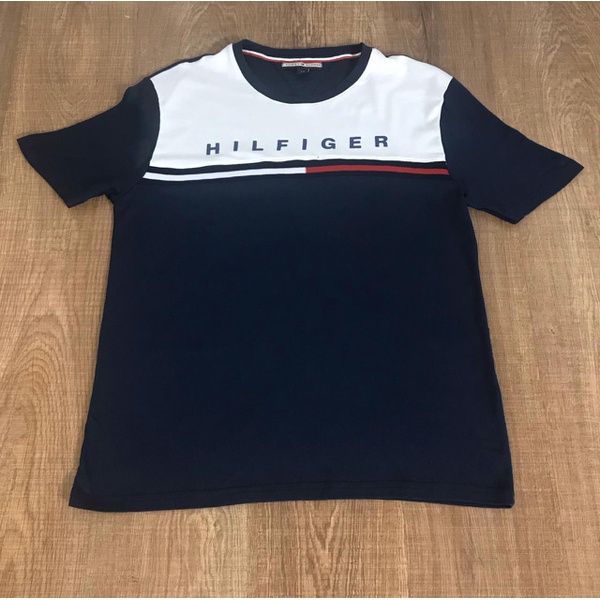 camisa tommy hilfiger azul