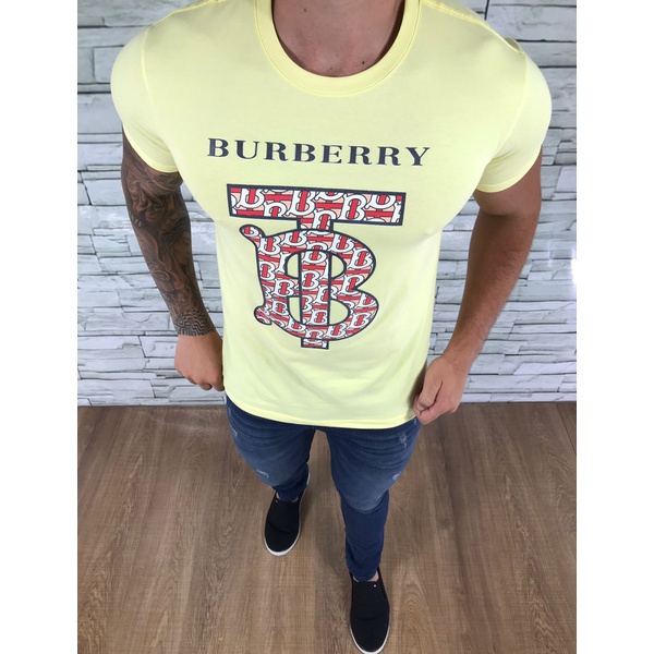 Camiseta Burberry Amarelo⭐