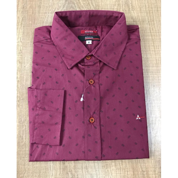 Camisa social masculina manga longa aramis clearance