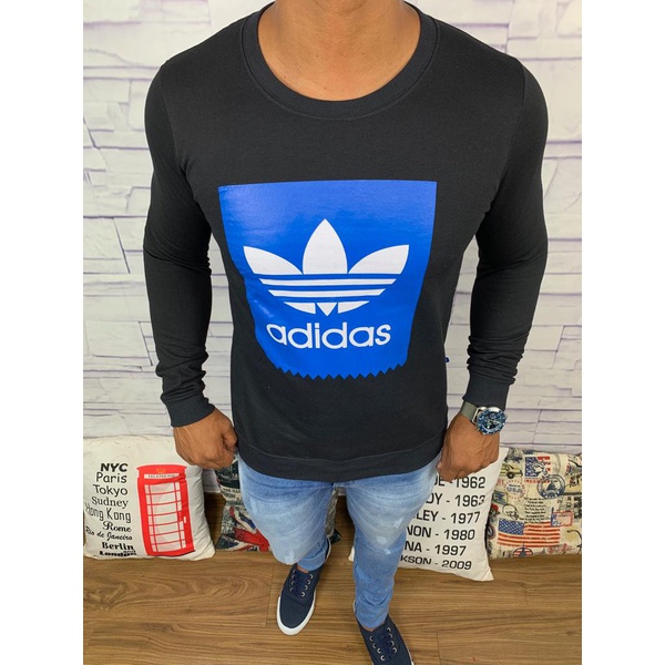 blusa de frio adidas branca