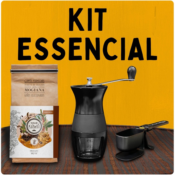 Kit Essencial Café + moedor + balança