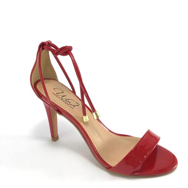 Sandália Wind Shoes Verniz Scarlet