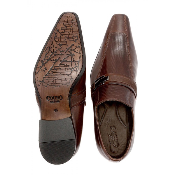 Sapato Esporte Fino Ettore, Pompéia - Couro Tabaco. | CALCADOSETTORE