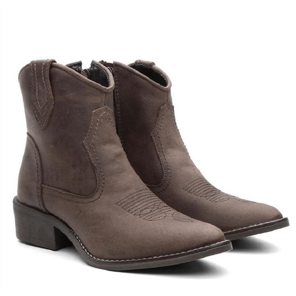 bota western marrom