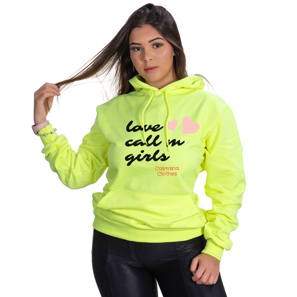 lime moletom com capuz women's