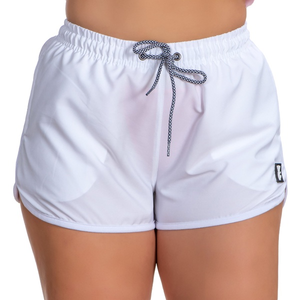 Short Feminino com Estampa branco | CALMARIASHOP