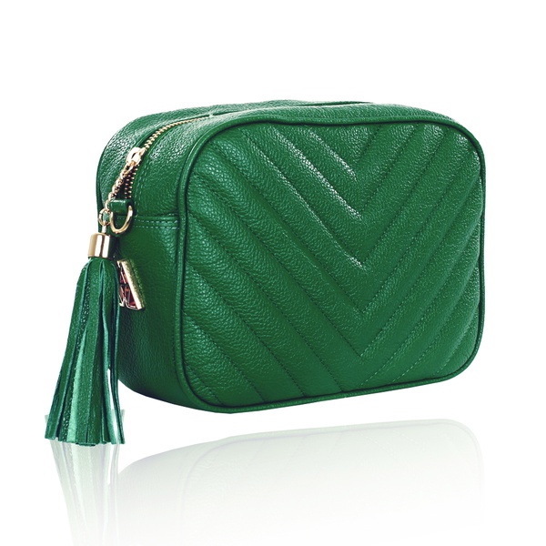 Bolsa transversal verde Clearance