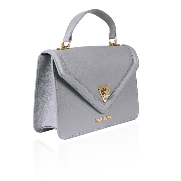 Bolsa de couro cinza Clearance