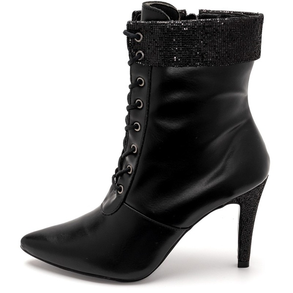 botas cano medio salto fino