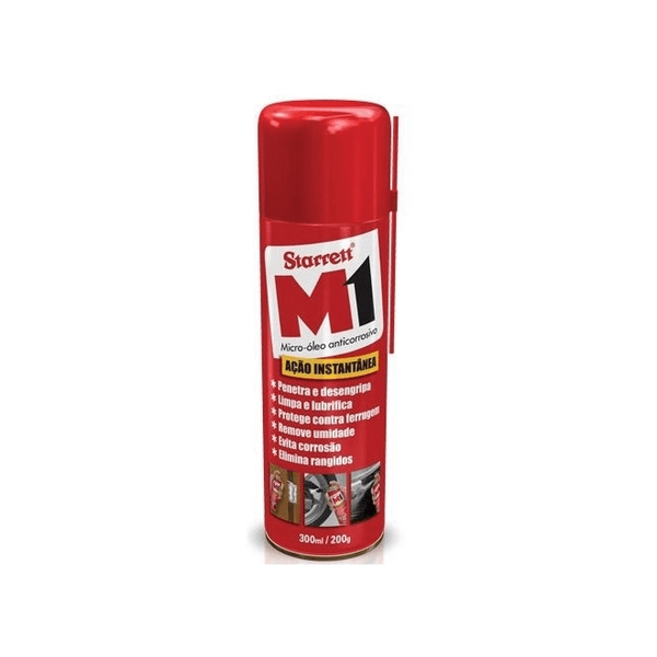 Desengripante Anti Ferrugem M1 300ml Spray - Starrett