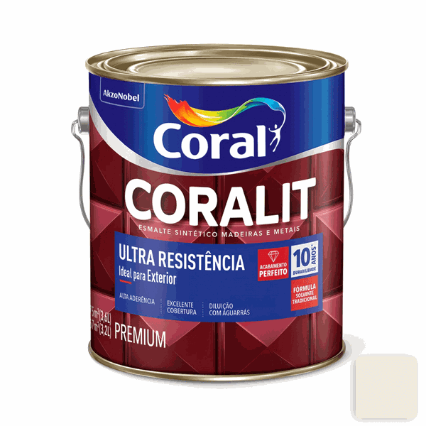 Coralit Ultra Resistência (Branco/Alto Brilho) 3,6L