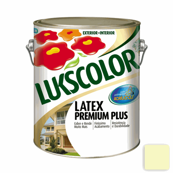 Lukscolor Latex Premium Plus 3,6L (Palha)