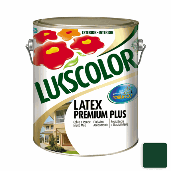 Lukscolor Latex Premium Plus 3,6L (Verde)