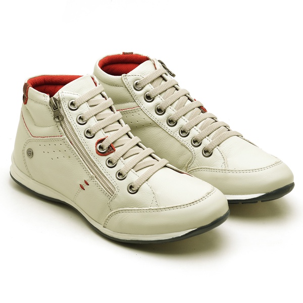 Sapatênis Cano Alto Masculino Gelo Comfort | Ranster Confort