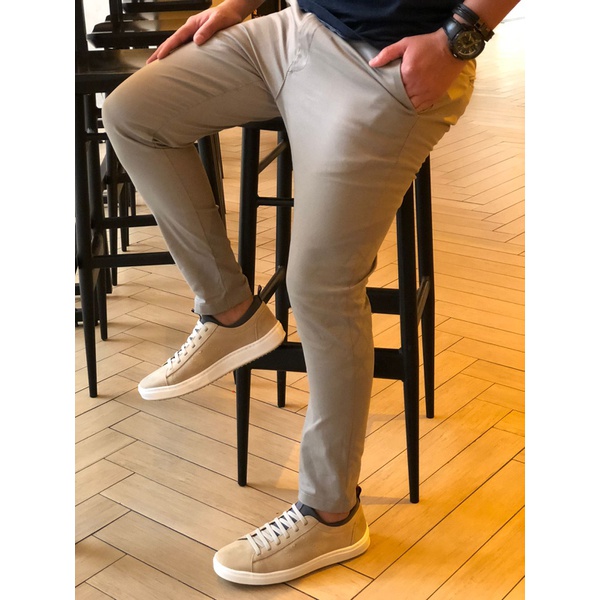 Sapatênis casual masculino CNS Areia | CNS Calçados