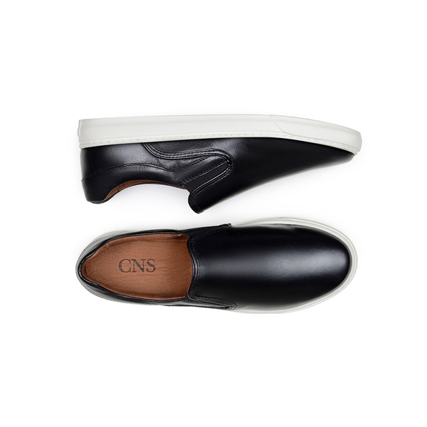 Sapatênis Masculino Slip-on CNS KIN 006 Preto | CNS