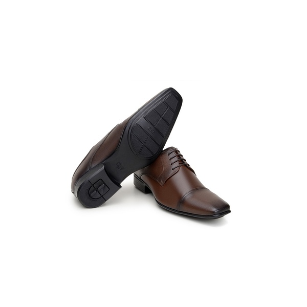 Sapato Social Masculino Derby CNS 40085 Dark Brown | CNS