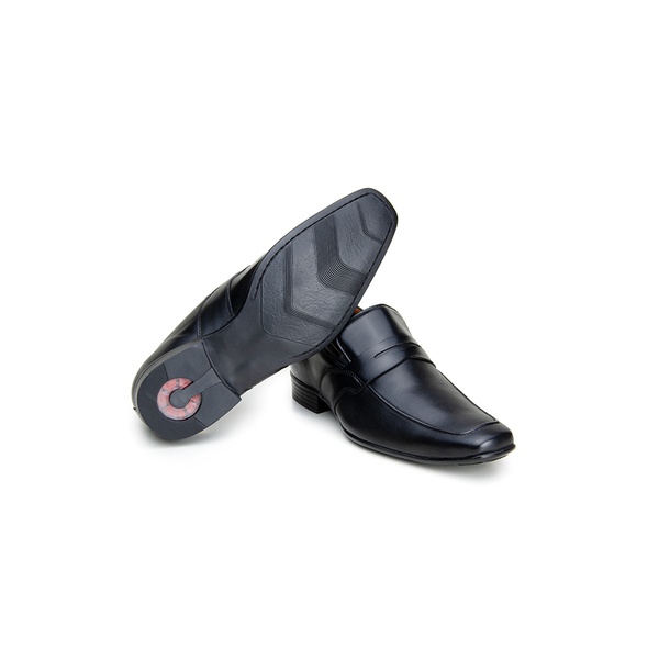 Sapato Social Masculino Mocassim CNS Air P07 Preto | CNS