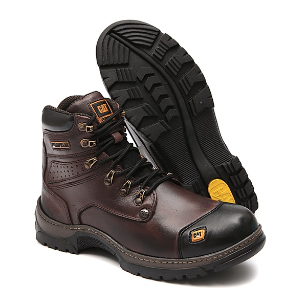 bota masculina caterpillar 2189 castanho