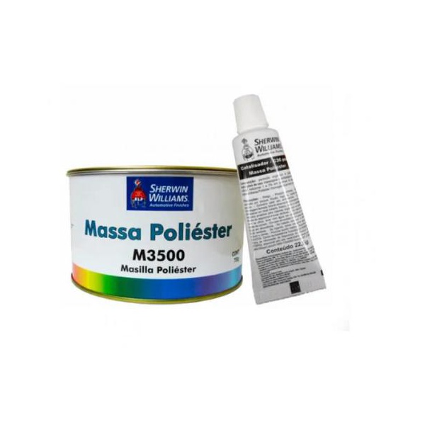 Massa Poliéster - M3500 750g - Kit com Catalisador Lazzuril