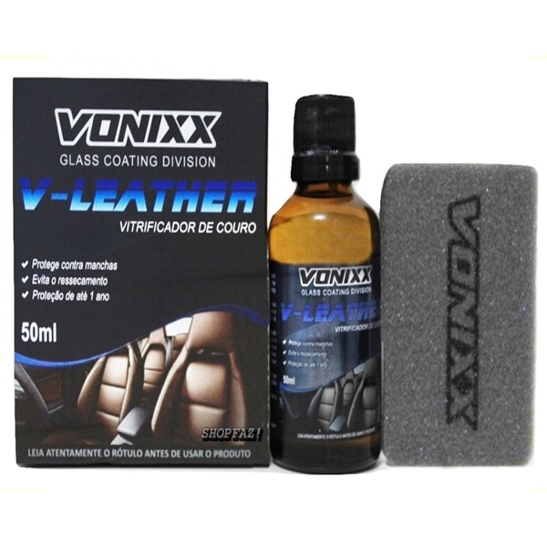 Vitrificador para Couro 50ml - V-Leather - Vonixx