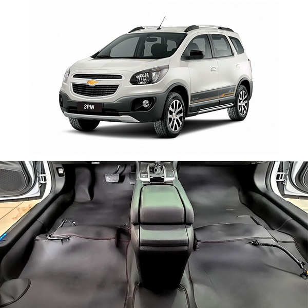 Forracao De Assoalho Spin 7 Lugares Couro Nobre