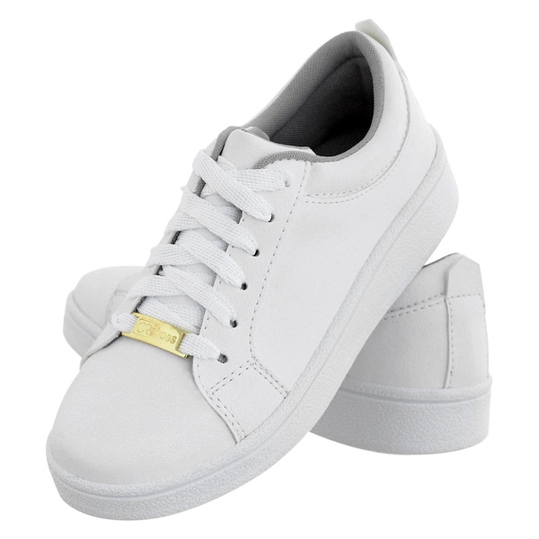 tenis branco feminino infantil