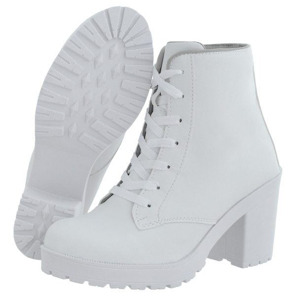 coturno feminino branco