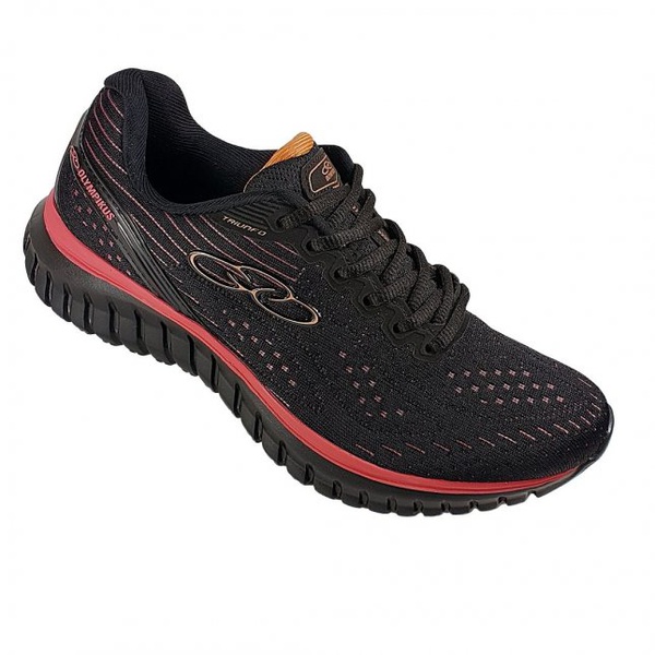 tenis olympikus triunfo preto/hibisco | Daju Calçados | Loja online de  Calçados Casuais