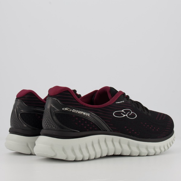 tenis olympikus triunfo preto-bordo | Daju Calçados | Loja online de  Calçados Casuais