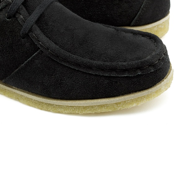 Sapato Cacareco Preto em couro natural, forrado em tecido poliéster e solado  crepe em borracha látex. | DALESHOES
