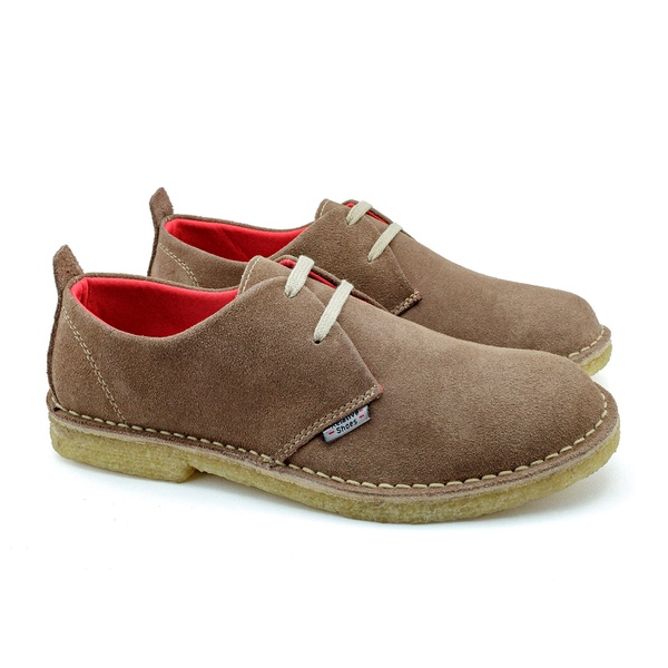Sapato Safari Casual Chocolate em couro legitimo, forrado em tecido  poliéster, com solado em borracha látex. | DALESHOES