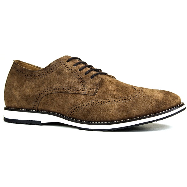 Sapato Casual Brogue Couro Camurça | DALLUP'S