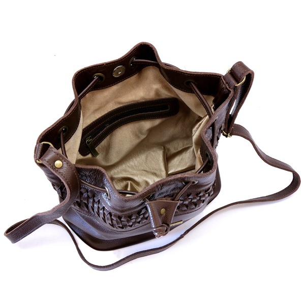Bolsa saco couro legitimo clearance