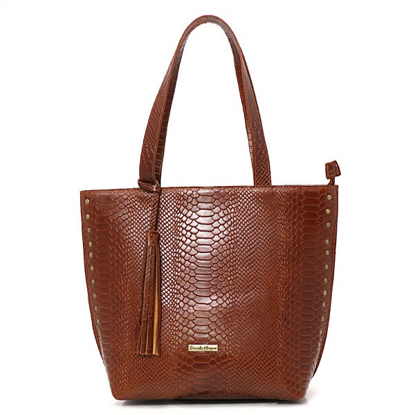 snakeskin mini bolsa