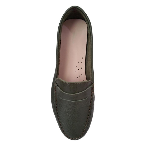 Mocassim Portofino Couro Verde Musgo - Cavage | Loja Online