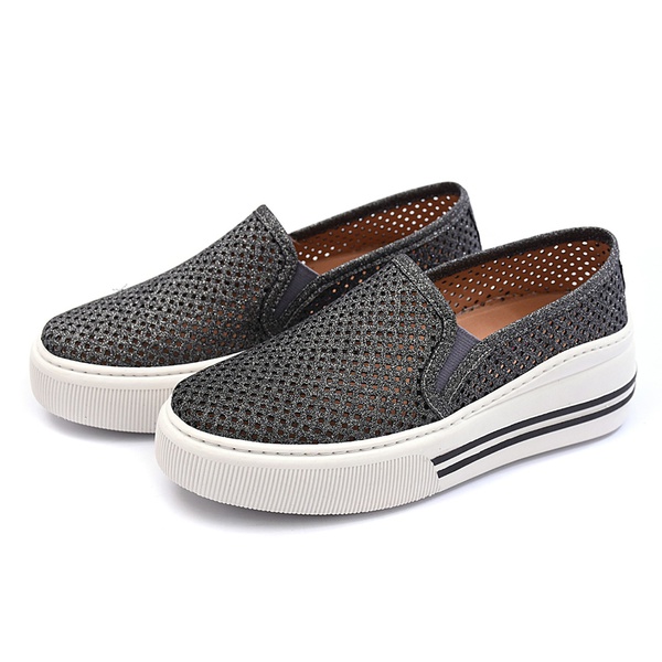 slip on feminino preto com brilho