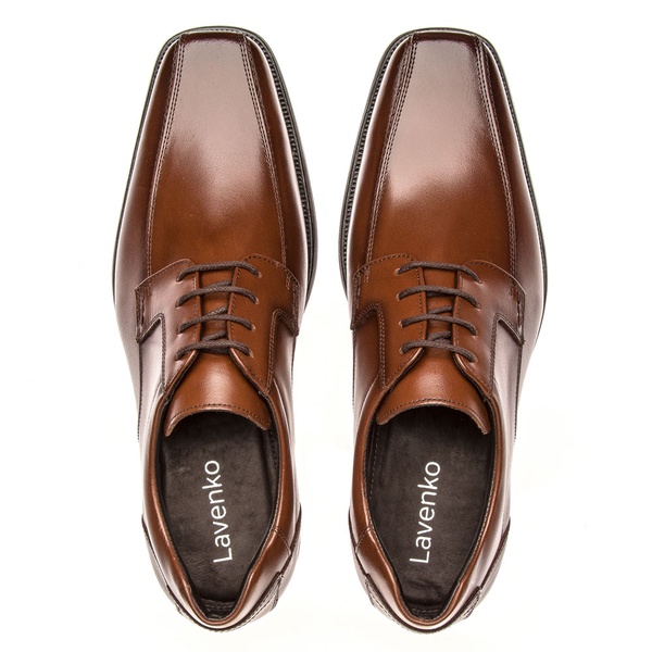 Sapato Social Masculino Premium Em Couro Legítimo Whisky | D\u0026R SHOES