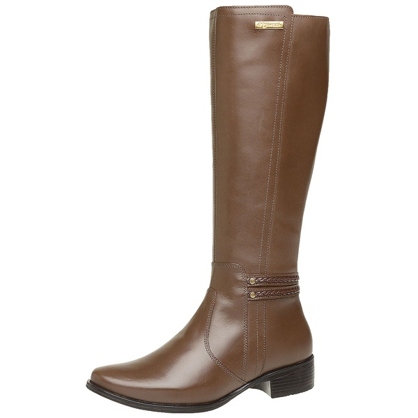 bota couro feminina montaria