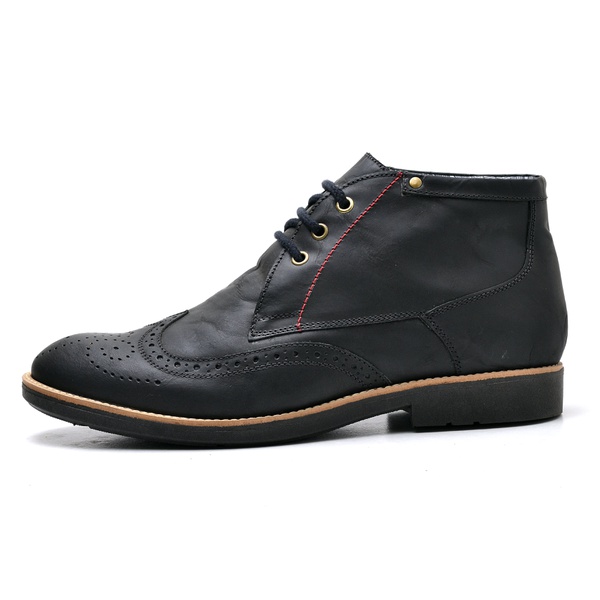 Sapato Oxford Masculino em Couro Legitimo Fossil Preto | D\u0026R SHOES
