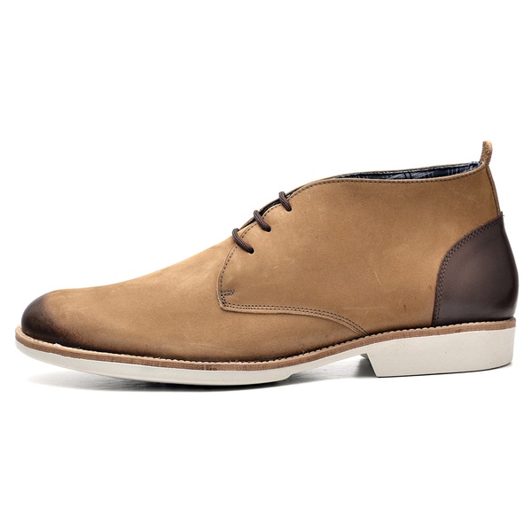 Sapato Scarpin Usaflex Couro Pelica Bege Confort Promoção J6411 - UNK  CALÇADOS