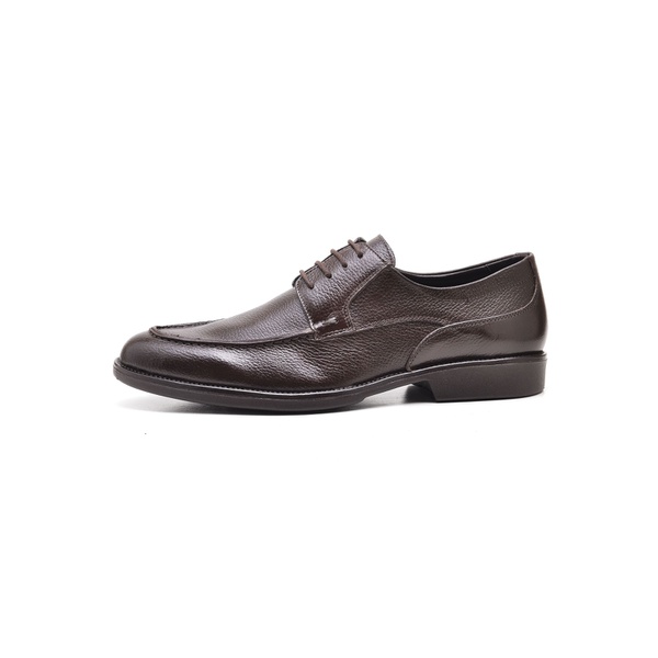 Sapato Social Masculino Em Couro Legítimo Café | D\u0026R SHOES