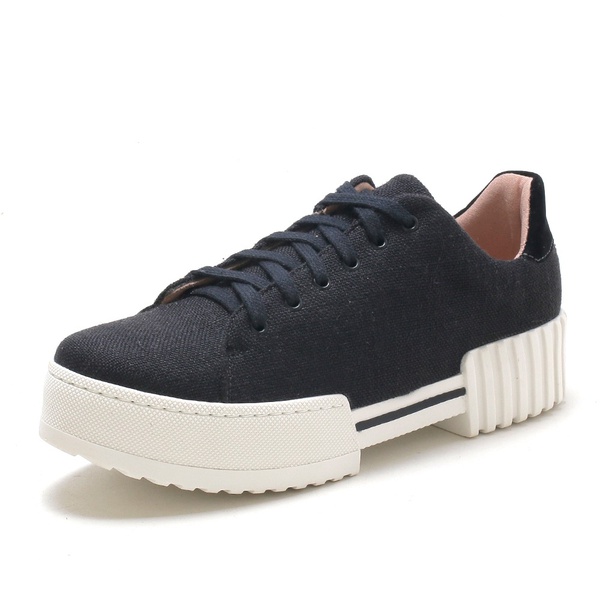 tenis feminino preto sola alta