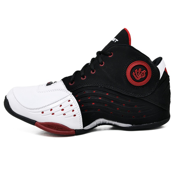 Tênis Masculino Basquete Six Street Preto e Vermelho | D\u0026R SHOES