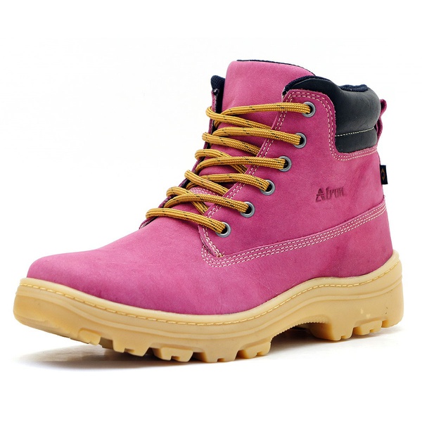 coturno adventure feminino em couro nobuck