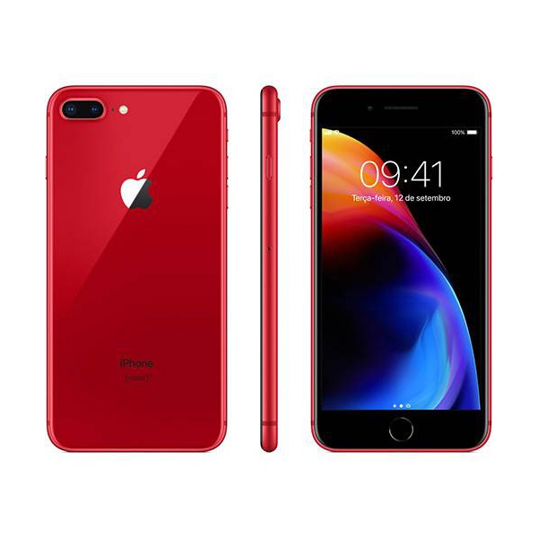 iPhone 8 Plus 256GB Vermelho Special Edition Tela 5.5" IOS