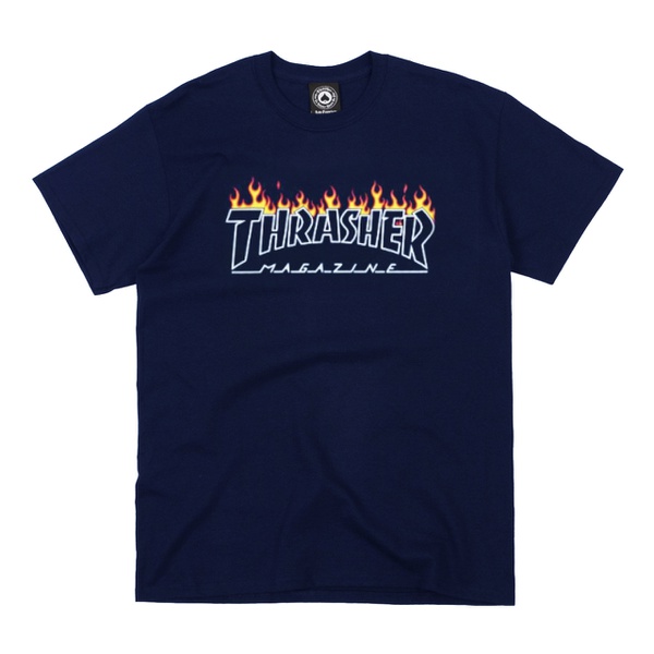 Camiseta Thrasher Scorched Navy