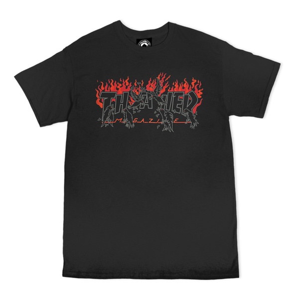 Camiseta Thrasher Crow Preto